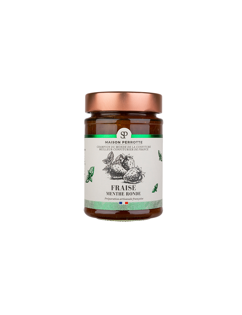 Maison Perrotte round mint strawberry - 1
