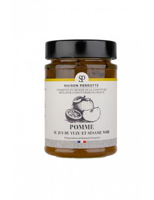 Apple Jam with Yuzu Juice and Black Sesame