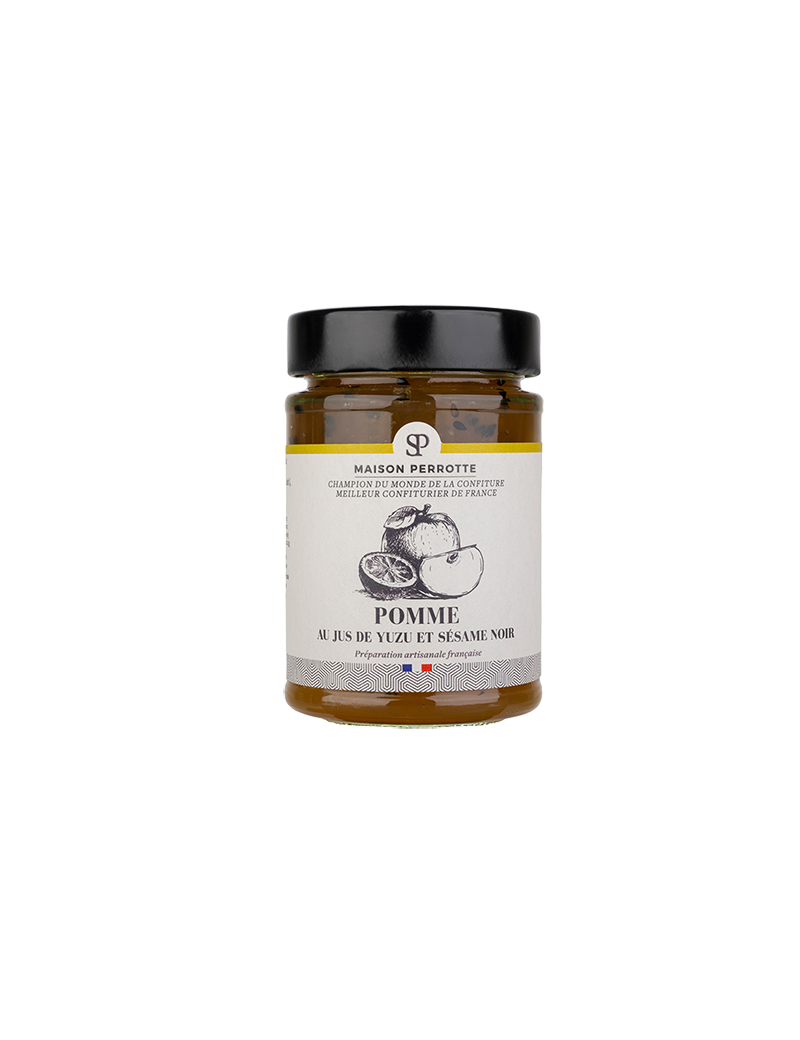 Apple Jam with Yuzu Juice and Black Sesame