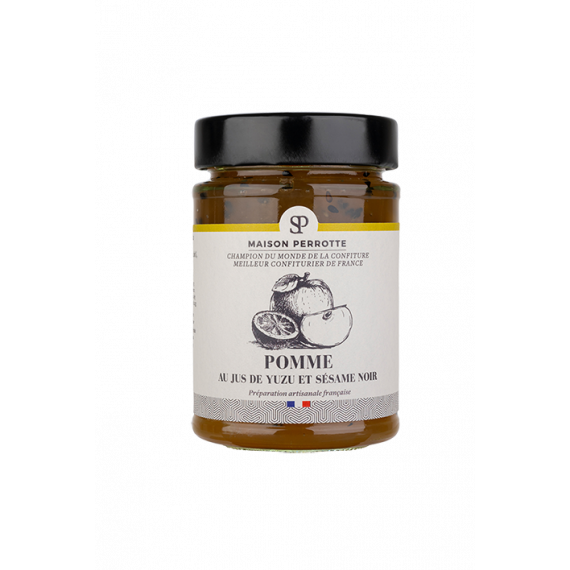 Apple Jam with Yuzu Juice and Black Sesame