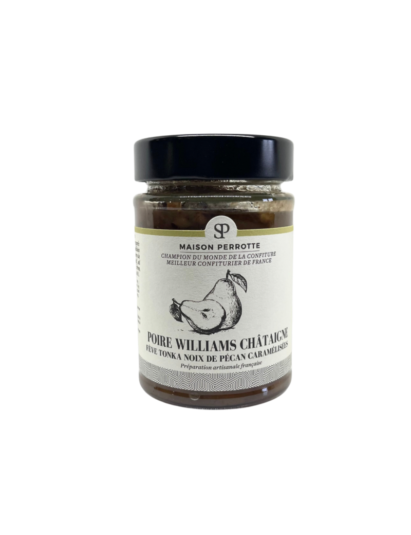 Williams Pear Chestnut Tonka Bean Caramelized Pecans - 1