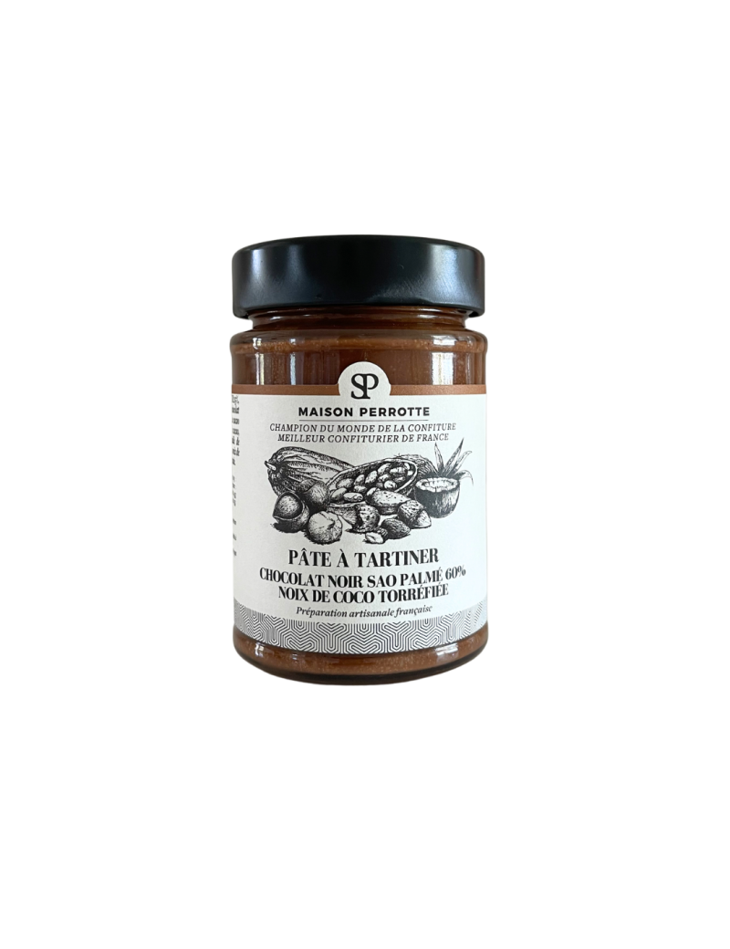 Dark chocolate spread Sao PAlmé 60% Roasted coconut - 1