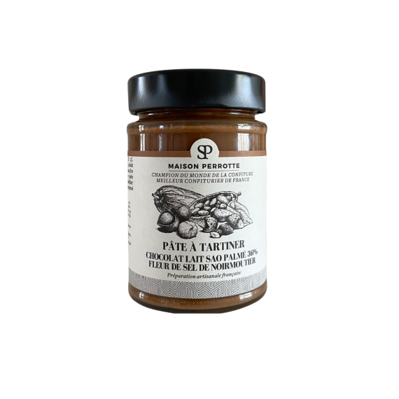 Milk chocolate spread Sao Palmé 36% Fleur de sel de Noirmoutier - 1