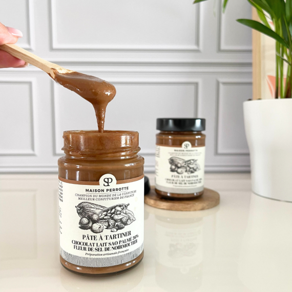 Milk chocolate spread Sao Palmé 36% Fleur de sel de Noirmoutier - 2