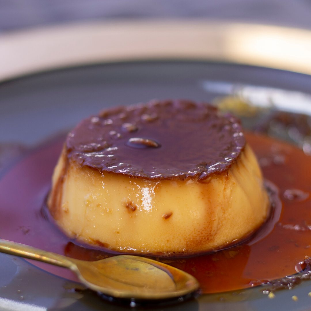 Salted caramel crème caramel