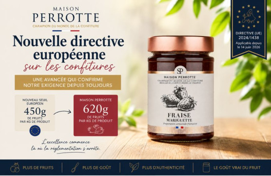 Nouvelle réglementation européenne sur les confitures : Maison Perrotte était déjà en avance